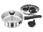 Judge Kitchen Essentials Egg Poacher with 4 Non-Stick Cups